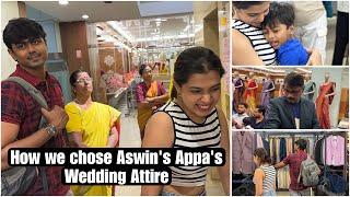 How we chose Aswin’s Appa’s Wedding Attire | Diya Krishna