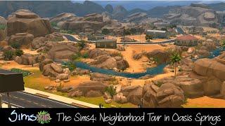 The Sims 4: Mini Neighborhood Tour in Oasis Springs