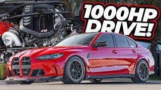 1000HP AWD BMW M3 FIRST DRIVE + NEW WHEELS! (We Built the Ultimate Daily)