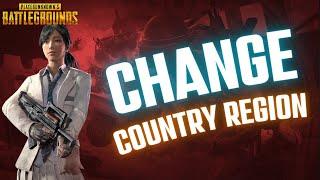 How to Change Country Region in Pubg PC 2024?