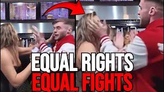 Woman Gets SLAPPED BACK After Slapping A Man First