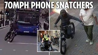 Cops reveal the superfast e-bikes phone snatching crooks are terrorising pedestrians with