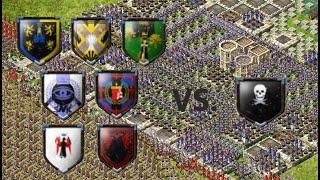 STRONGHOLD KINGDOMS DEFENSE: Luna333 DEFENDS 8 TIMED CAPTAIN ARMIES WITH EPIC CASTLE DESIGN!