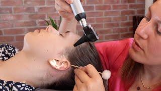 Gentle Ear Cleaning & Hearing Test with Natural Outside Sounds [ASMR]