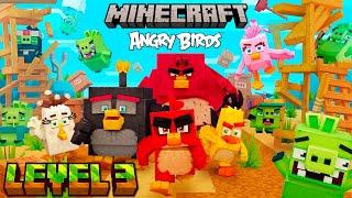 Minecraft x ANGRY BIRDS DLC - Full Gameplay Playthrough LEVEL 3 (Full Game)