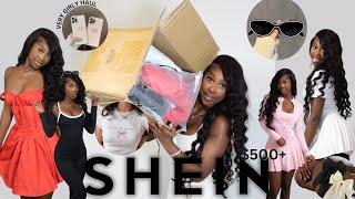 HUGE SHEIN CLOTHING HAUL 30+ ITEMS GIRLY EDITION, ACCESSORIES, MINI SKIRTS,ECTS