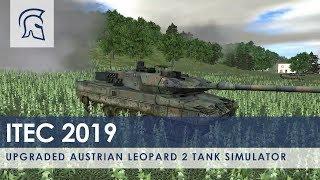 ITEC 2019: upgraded Austrian Leopard 2 tank simulator