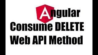 Angular 8 #18; Consume DELETE API method in Angular