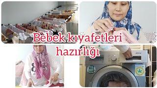 Bebek kıyafet hazırlığı| Çamaşır | Ütüleme