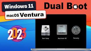 Dual Boot Windows 11 and macOS Ventura on Mac - 2024  | Install Windows 11 on Mac | 100% Working