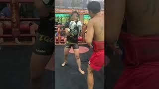 Stamp Fairtex Boxing Practice