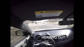 2015 Evo X Final Edition Bolt Ons + Tune - POV Short Video Clip (Binaural Audio)