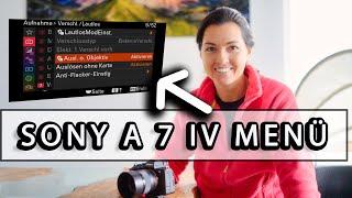 Sony Alpha 7 IV menu - ILCE-7M4 menu settings - learn to take photos with Janina Fischer Foto