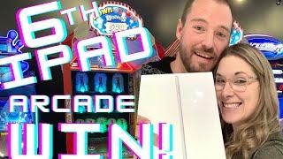 We WON our 6TH IPAD at the ARCADE!