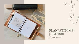 Plan With Me: July 2021