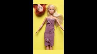 Barbie Dress Making | DIY Doll Hacks