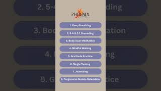 PHOENIX: SIMPLE mindfulness TECHNIQUES for stress RELIEF