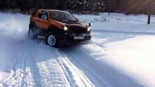 ISUZU Vehicross 5MT in Snow