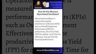 How Do You Measure Operational Excellence?