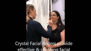 Rose Quartz Facial Roller with Vitamin C Serum at VegExpo