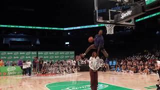 AJ Dybantsa with the Dunk Over Angel Reese