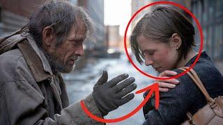 Homeless Man Helps Distraught Woman at Dawn and Weeks Later She Suddenly...