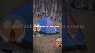 TENDA BIRU VIRAL Tiktok, Tenda nya gerak sendiri