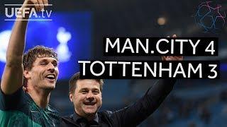 MANCHESTER CITY 4-3 TOTTENHAM #UCL HIGHLIGHTS