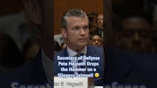 Secretary of Defense Pete Hegseth Drops the Hammer on a Slippery Salmon!! 