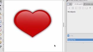 Inkscape for Beginners - How Create Cool Heart