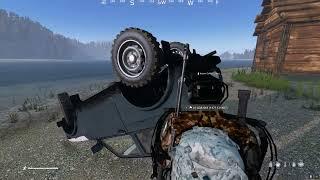 DayZ 2024 It`s Time как перевернуть машину. #dayz #lifehacks