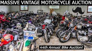 Massive 44th Annual Motorcycle Auction - Baxter Cycle of Marne, Iowa - Wahoo!