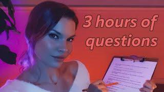 ASMR Will You Answer All 333+ Personal Questions?