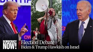 Biden Boasts of Israel Support in Gaza Assault as Trump Uses “Palestinian” as Slur Against Biden