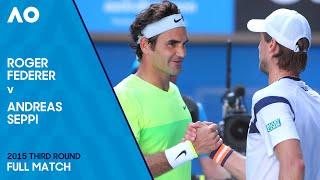 Roger Federer v Andreas Seppi Full Match | Australian Open 2015 Third Round