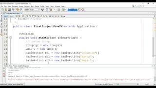 JavaFX Tutorial 08 - RadioButton GUI