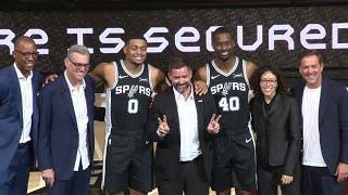 FULL PRESS CONFERENCE: Spurs announce Ledger as new jersey partner