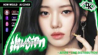 [ AI COVER HOW WOULD ] if babymonster sang illusion (by.aespa) - LINE DISTRIBUTION + COLOR CODED