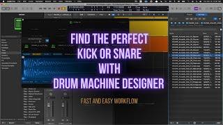 Use Drum Machine Designer in Logic Pro to Organize and Compare Samples