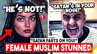 Female Muslim CHALLENGES Sam Shamoun & DESTROYS Muhammad...