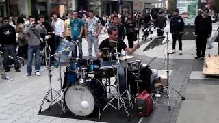 Oded Kafri  Incredible Street Drummer in Birmingham