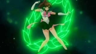 Sailor Moon - Jupiter - All Attacks and Transformation