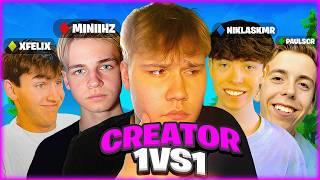 Ich SPIELTE ein YOUTUBER 1v1 Turnier! ️