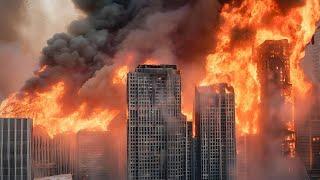 2 minutes ago! More than 260,000 of victims in Israel! Wind intensified the fires