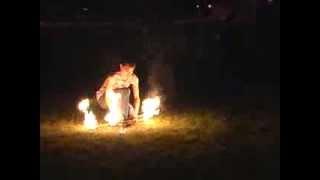 April Choi - Fire Double Staves