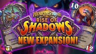 NEW EXPANSION! NEW CARDS! The Villains Are Back! | Rise of Shadows | Hearthstone