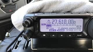 Yaesu FT-891 on 11 meters 27mhz