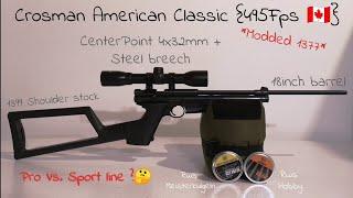 Crosman American Classic Carbine (Modded 1377) - Rws Hobby 7.0gr Vs. Meisterkugeln 8.2gr / {22 feet}