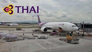 First International Flight | Thai Airways | B777-200 | KUL - BKK | Economy [Trip Report]