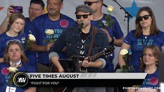 "Fight For You" by Five Times August - Live at Defeat The Mandates Los Angeles April 10 2022